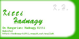 kitti hadnagy business card